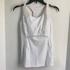 Athleta Racerback Workout Tank w/ Built-In Bra sm